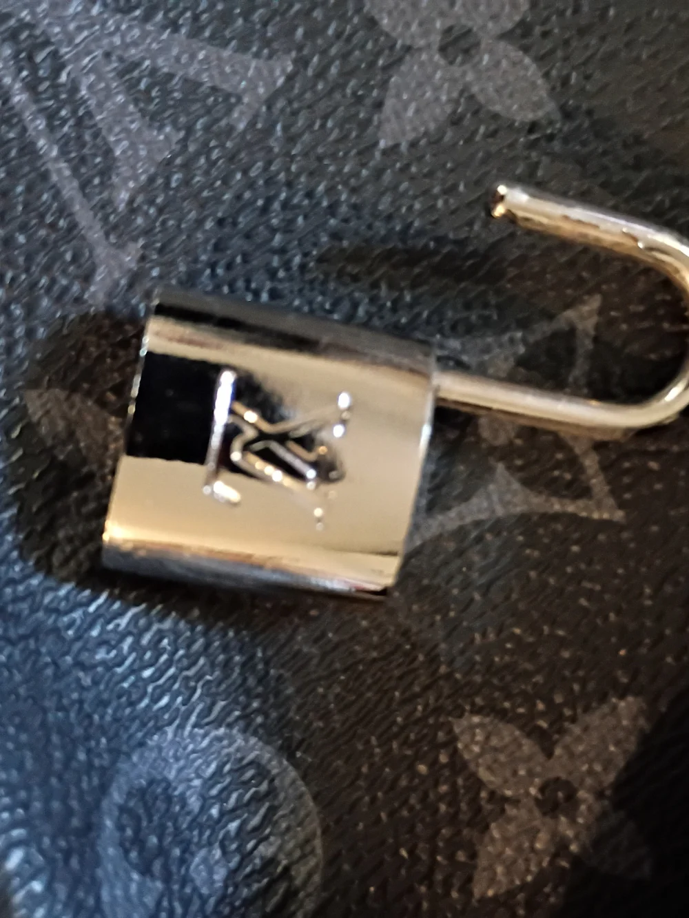 Louis Vuitton Black and Gray Monogram Backpack